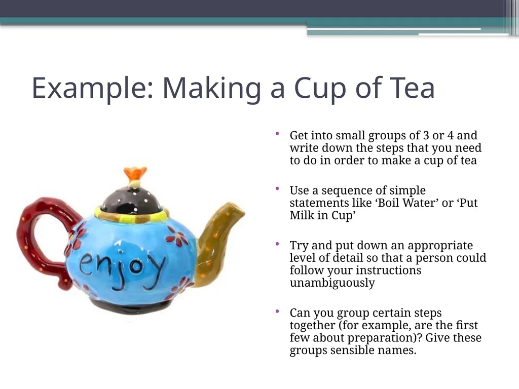 Sequences, Modules and Variables David Millard - slide 7 of 22