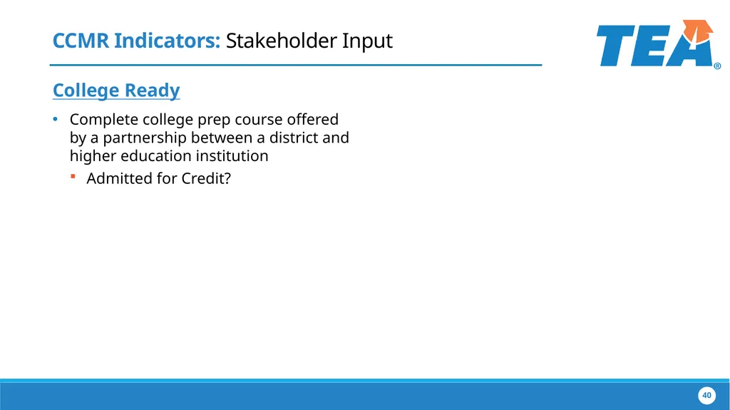 The Implementation of House Bill 22 Collaborating - slide 40 of 48