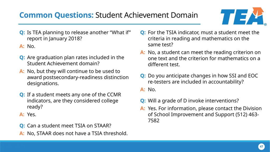 The Implementation of House Bill 22 Collaborating - slide 47 of 48