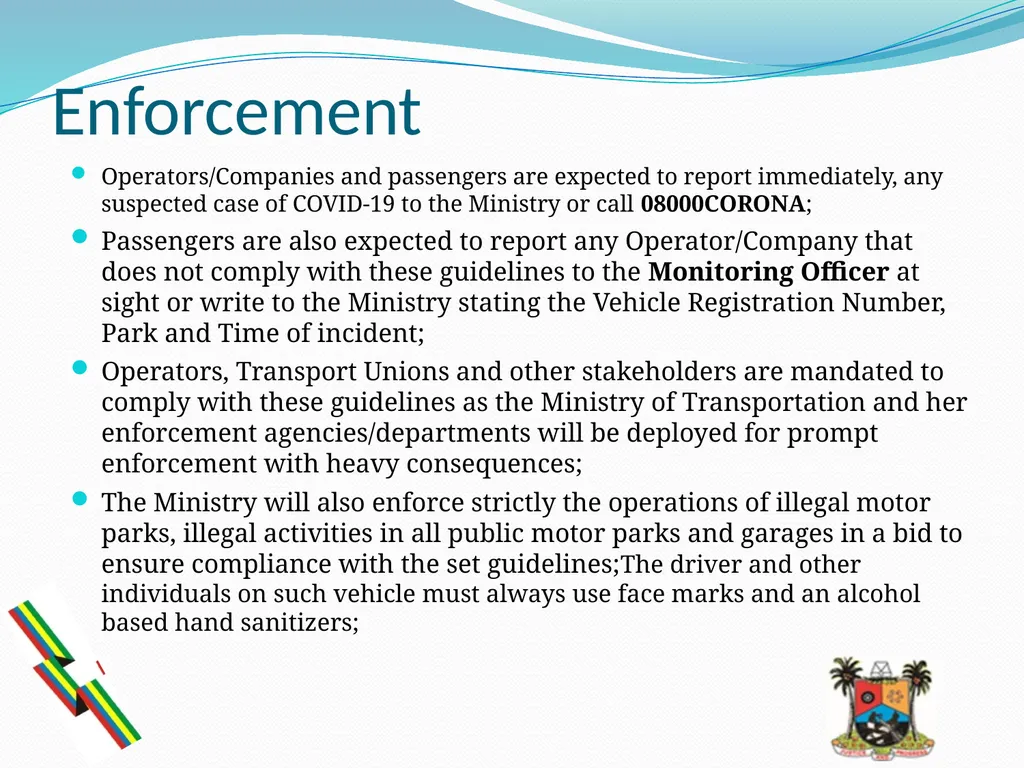 Presented by Dr Frederic Oladeinde Commissioner - slide 9 of 11
