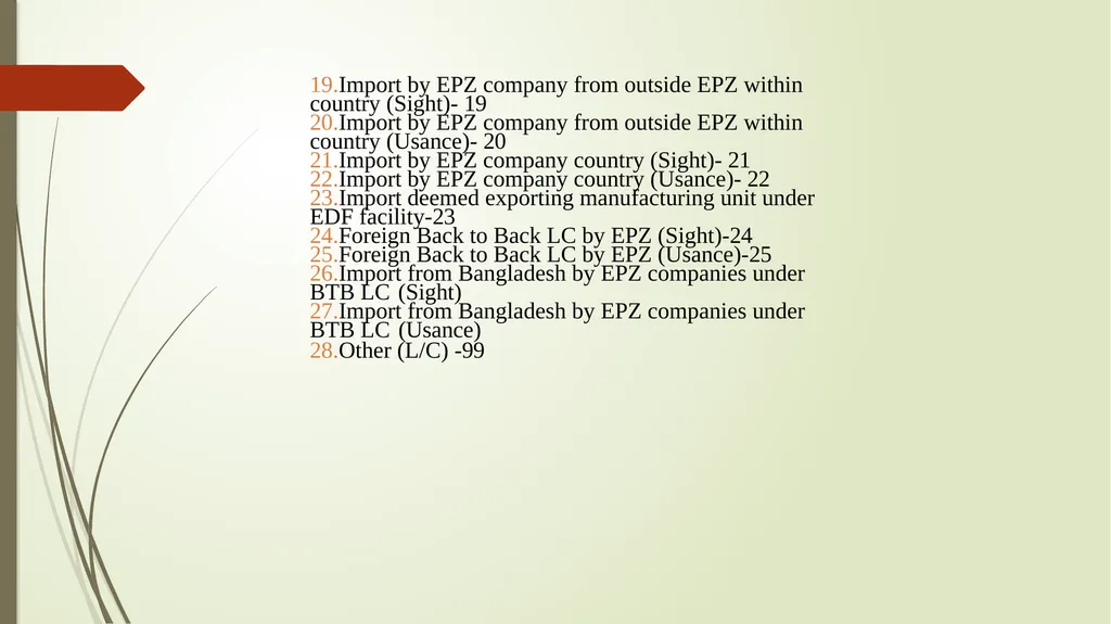 Foreign Trade Financing: Import Financing Prepared - slide 5 of 14