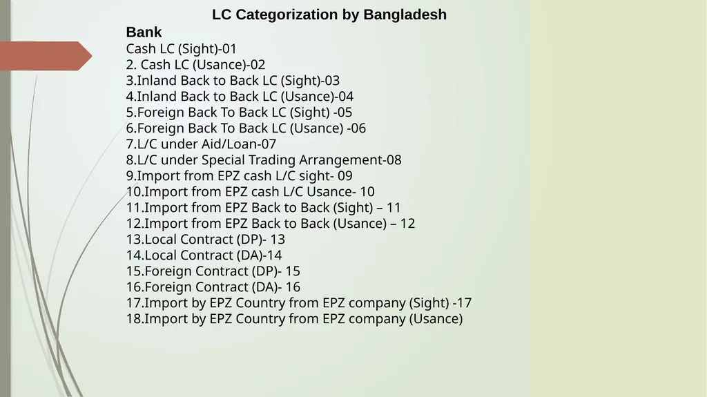 Foreign Trade Financing: Import Financing Prepared - slide 4 of 14