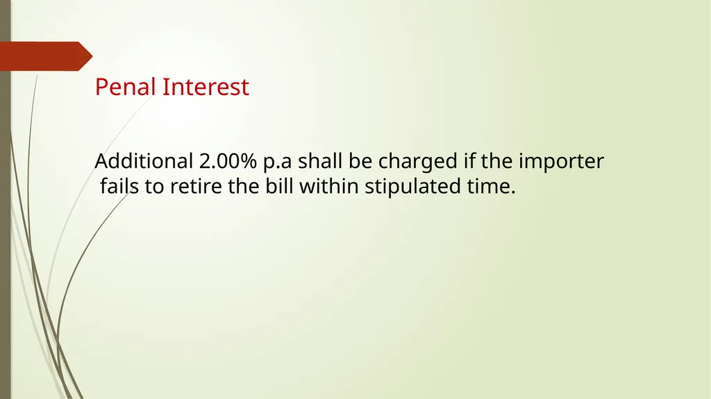Foreign Trade Financing: Import Financing Prepared - slide 13 of 14