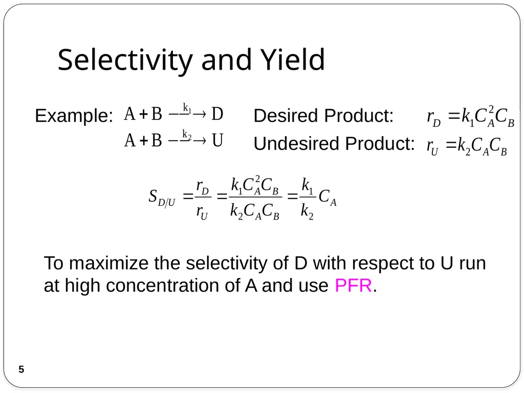 Chemical Reaction Engineering (CRE) is the field - slide 5 of 33