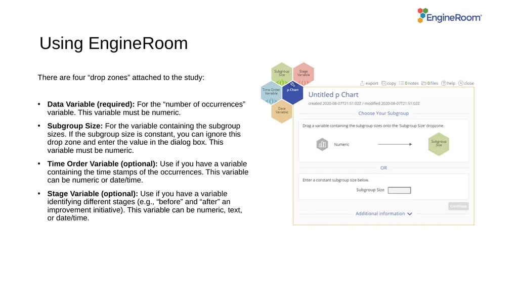 Attribute Control Charts (p Chart) When to use - slide 4 of 6