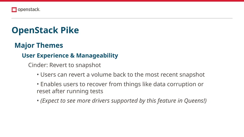 OpenStack Pike Marketing Community Preview August - slide 14 of 26