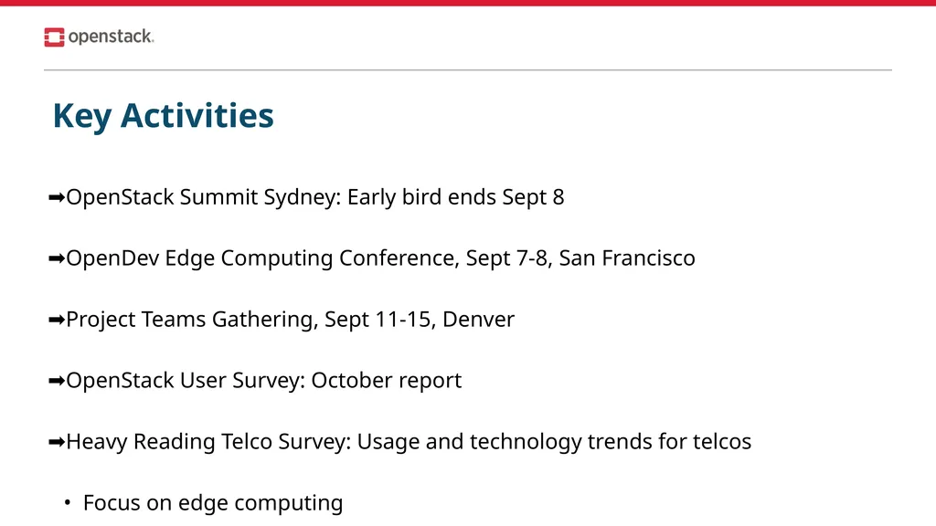 OpenStack Pike Marketing Community Preview August - slide 25 of 26