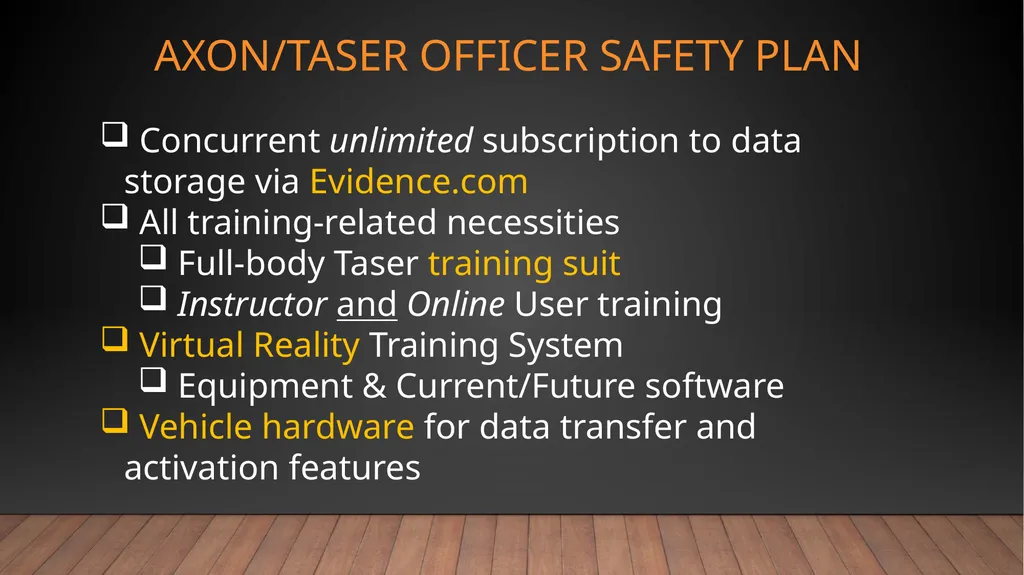 Body Worn Camera 2021 Program recommendation Dover - slide 18 of 26