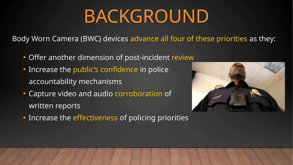 Body Worn Camera 2021 Program recommendation Dover - slide 3 of 26