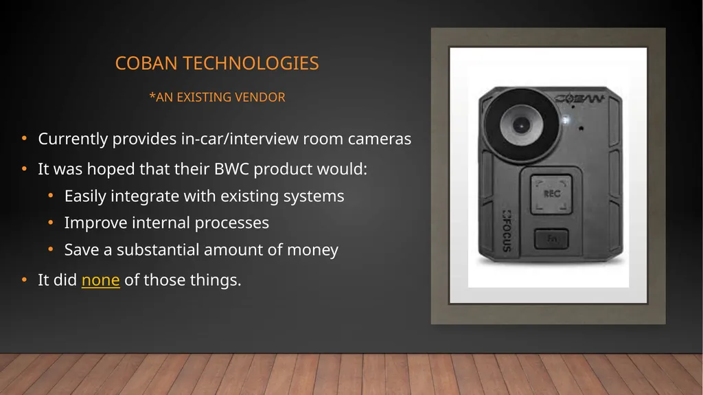 Body Worn Camera 2021 Program recommendation Dover - slide 4 of 26
