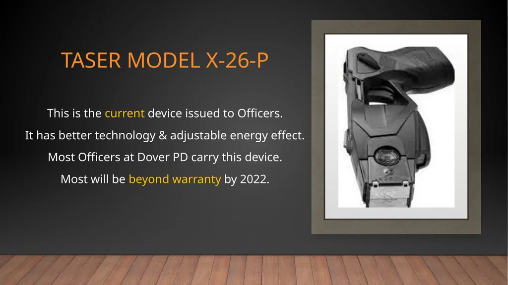 Body Worn Camera 2021 Program recommendation Dover - slide 11 of 26