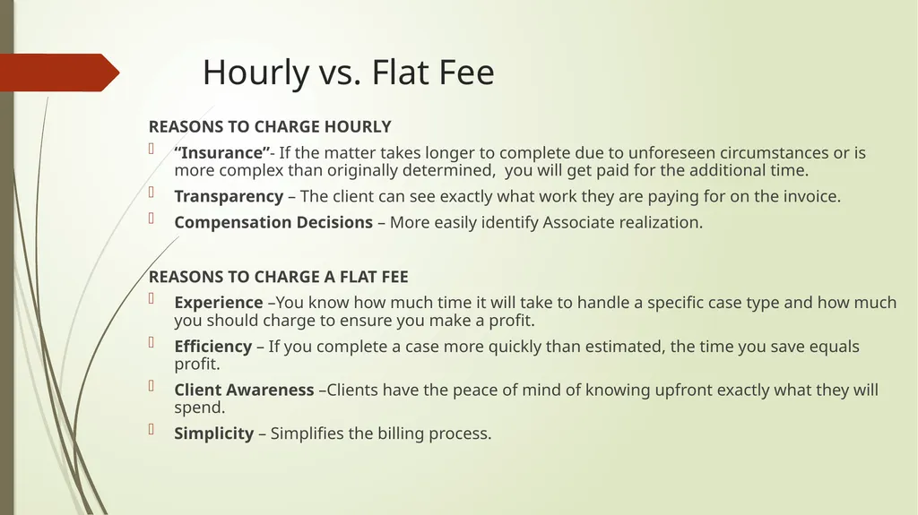 Setting and Collecting Fees Presented by: Becki - slide 5 of 13