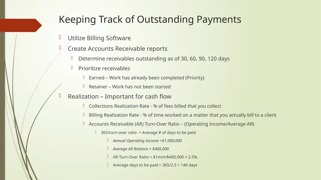 Setting and Collecting Fees Presented by: Becki - slide 12 of 13