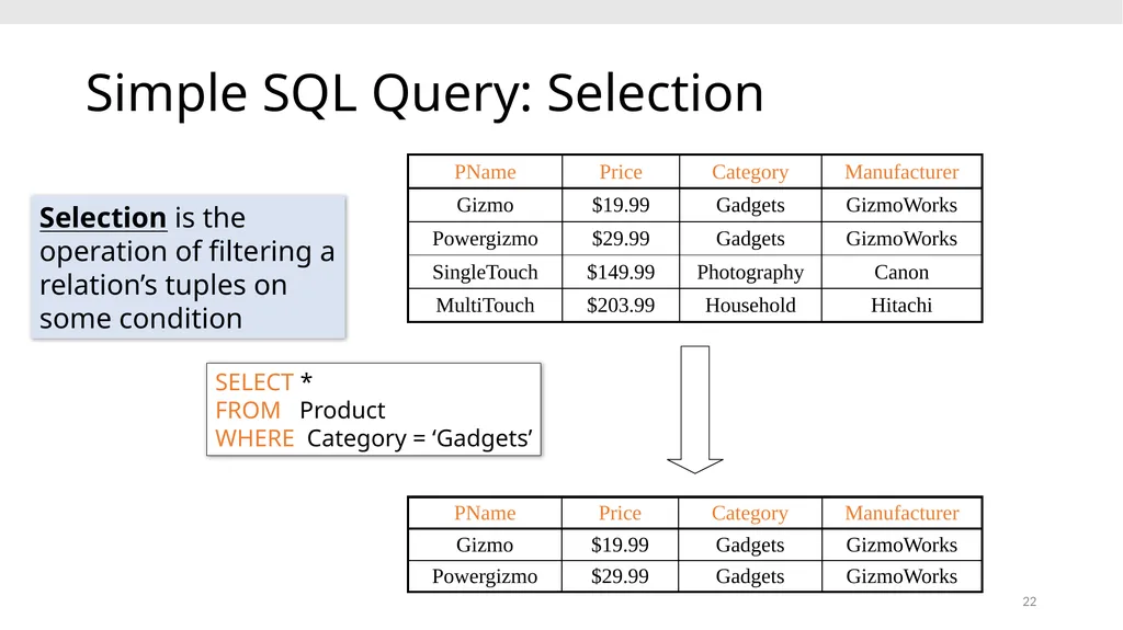 CS639: Data Management for Data Science Lecture 4: - slide 22 of 76
