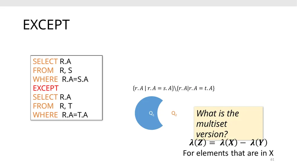 CS639: Data Management for Data Science Lecture 4: - slide 61 of 76