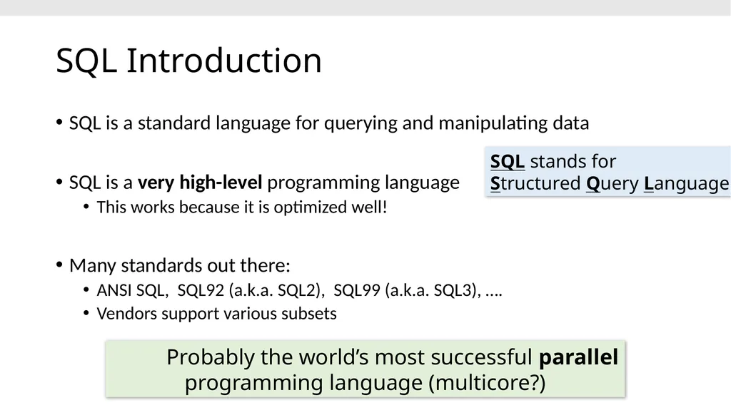 CS639: Data Management for Data Science Lecture 4: - slide 7 of 76