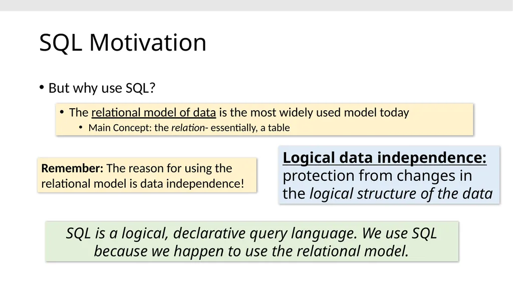 CS639: Data Management for Data Science Lecture 4: - slide 5 of 76