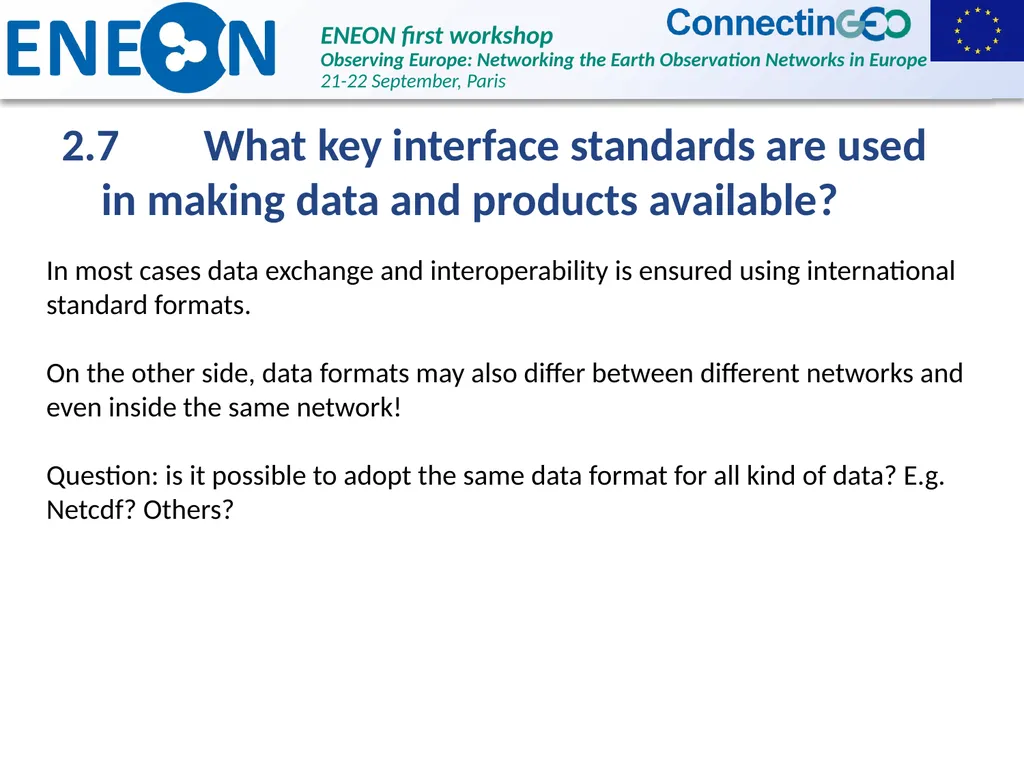 Summary on data availability, sharing, and gaps - slide 9 of 13