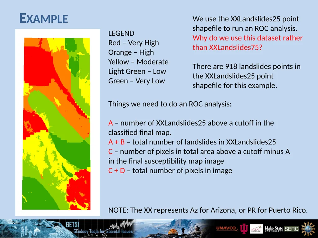 Quantitative & Qualitative Assessment ROC Curve - slide 5 of 13