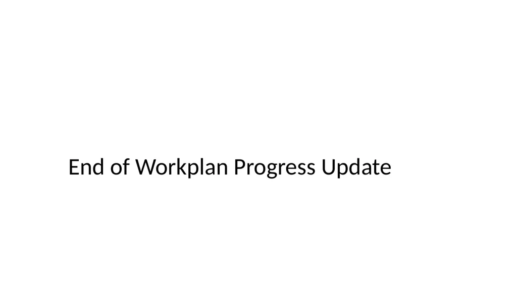 WRAP TSC/Co-Chairs Call Workplan Progress Update - slide 28 of 28