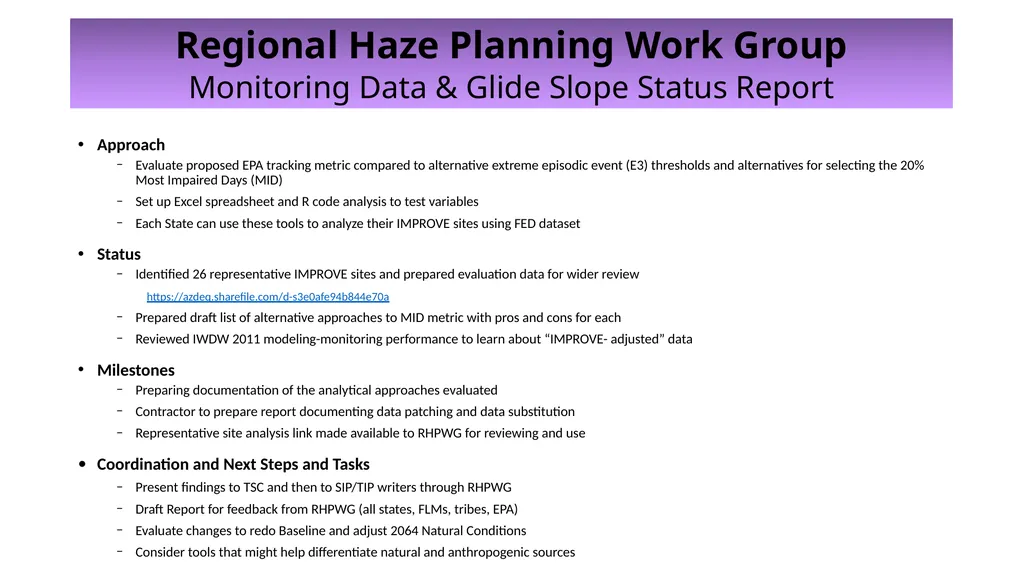 WRAP TSC/Co-Chairs Call Workplan Progress Update - slide 23 of 28
