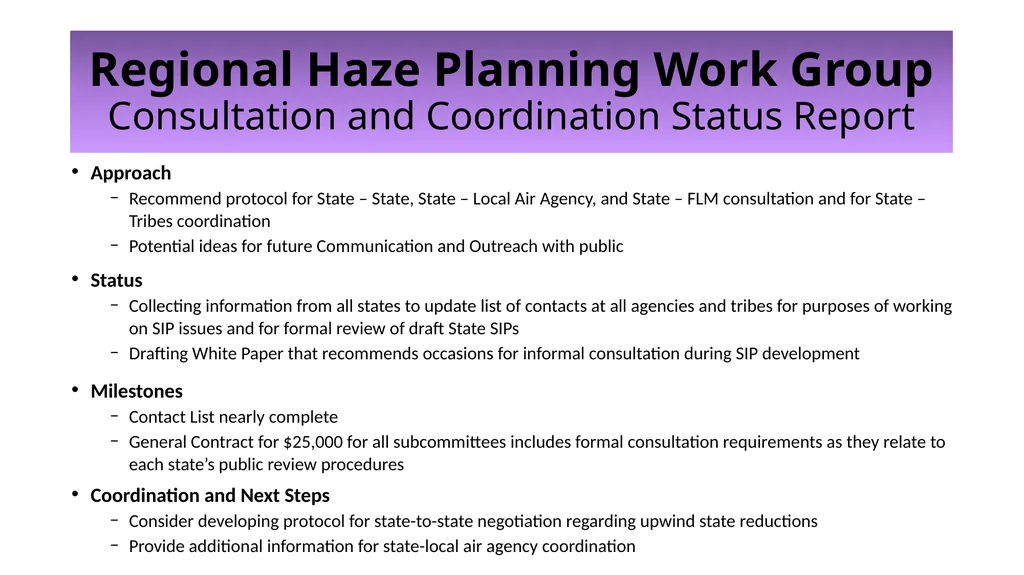 WRAP TSC/Co-Chairs Call Workplan Progress Update - slide 27 of 28