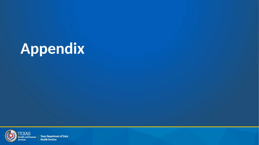 Public Health Data Sharing in Texas​ Office of - slide 19 of 20