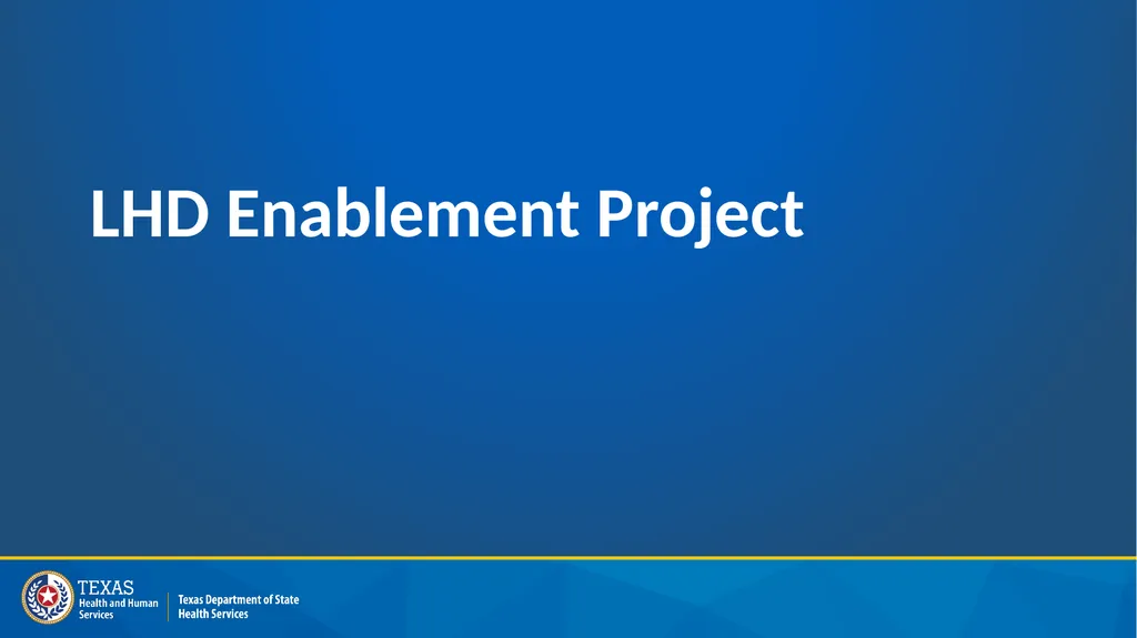 Public Health Data Sharing in Texas​ Office of - slide 16 of 20