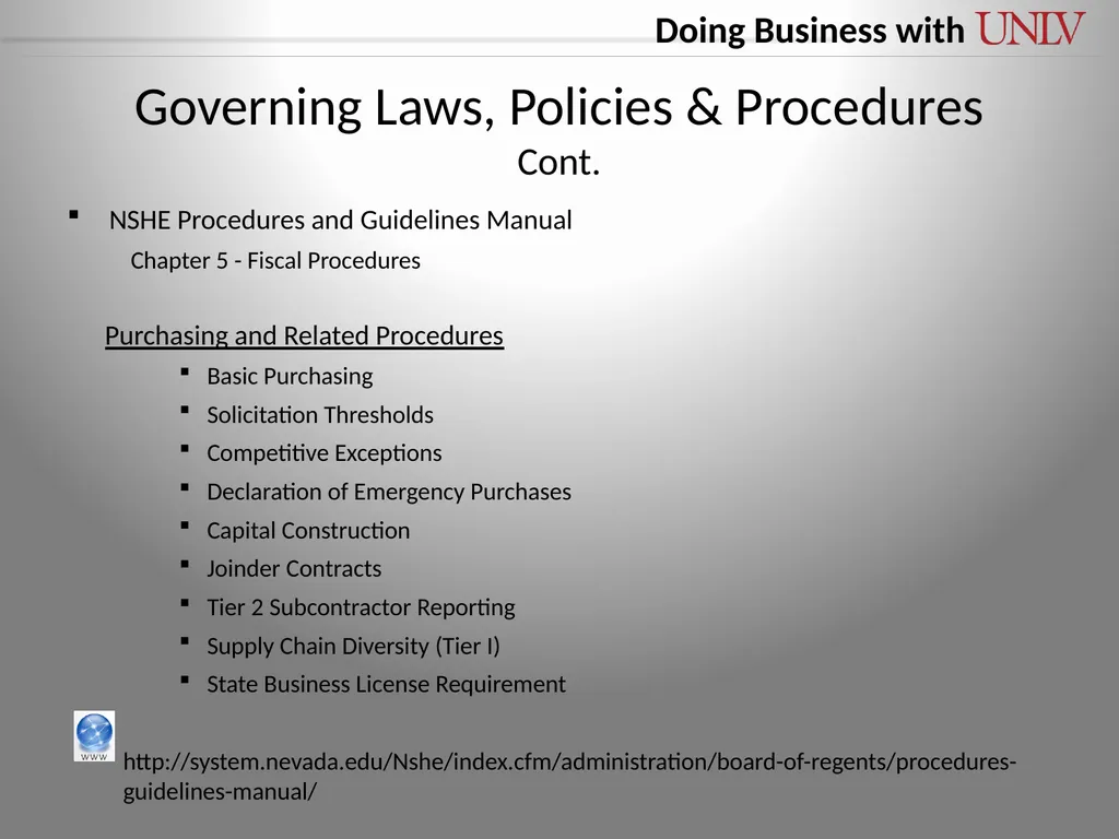 Presented by: Purchasing and Contracts Department - slide 3 of 12