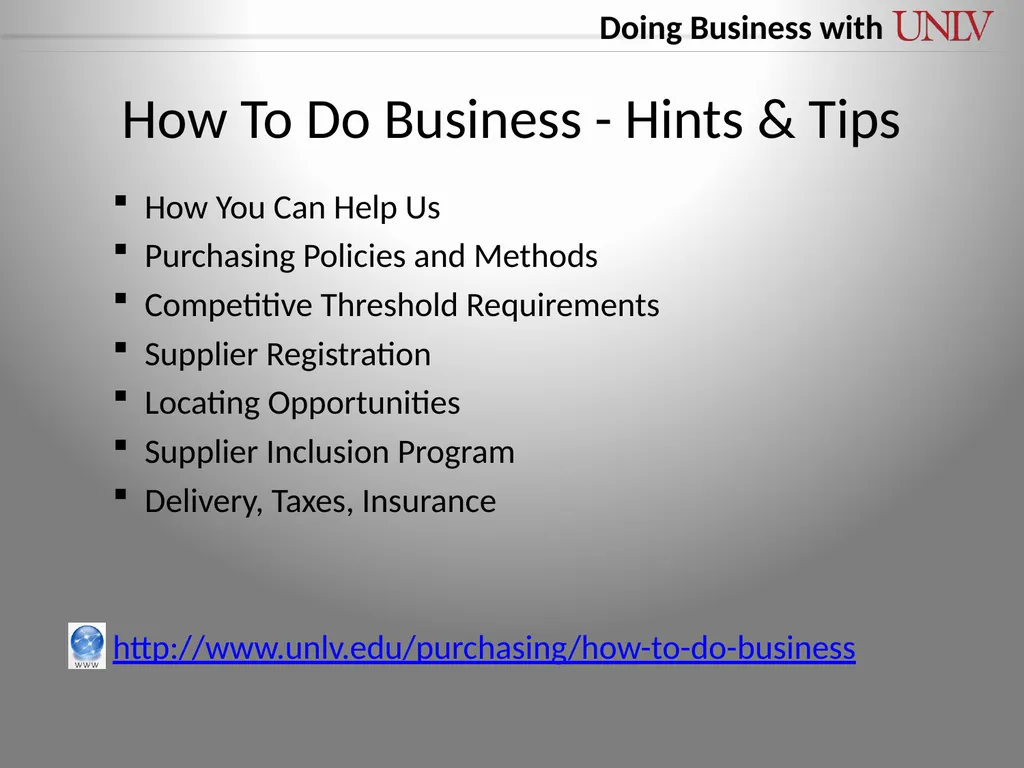 Presented by: Purchasing and Contracts Department - slide 5 of 12