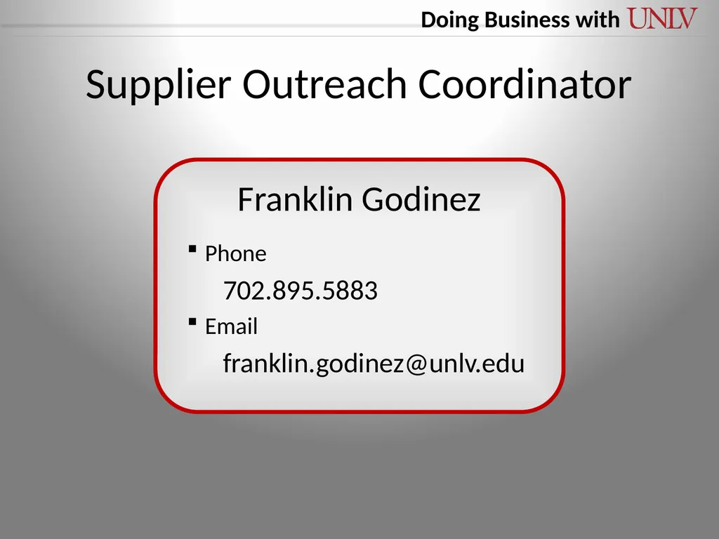 Presented by: Purchasing and Contracts Department - slide 10 of 12