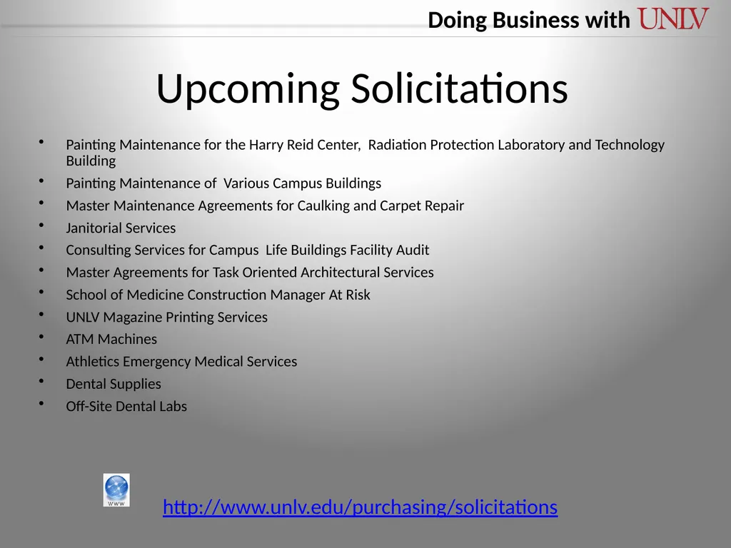 Presented by: Purchasing and Contracts Department - slide 7 of 12