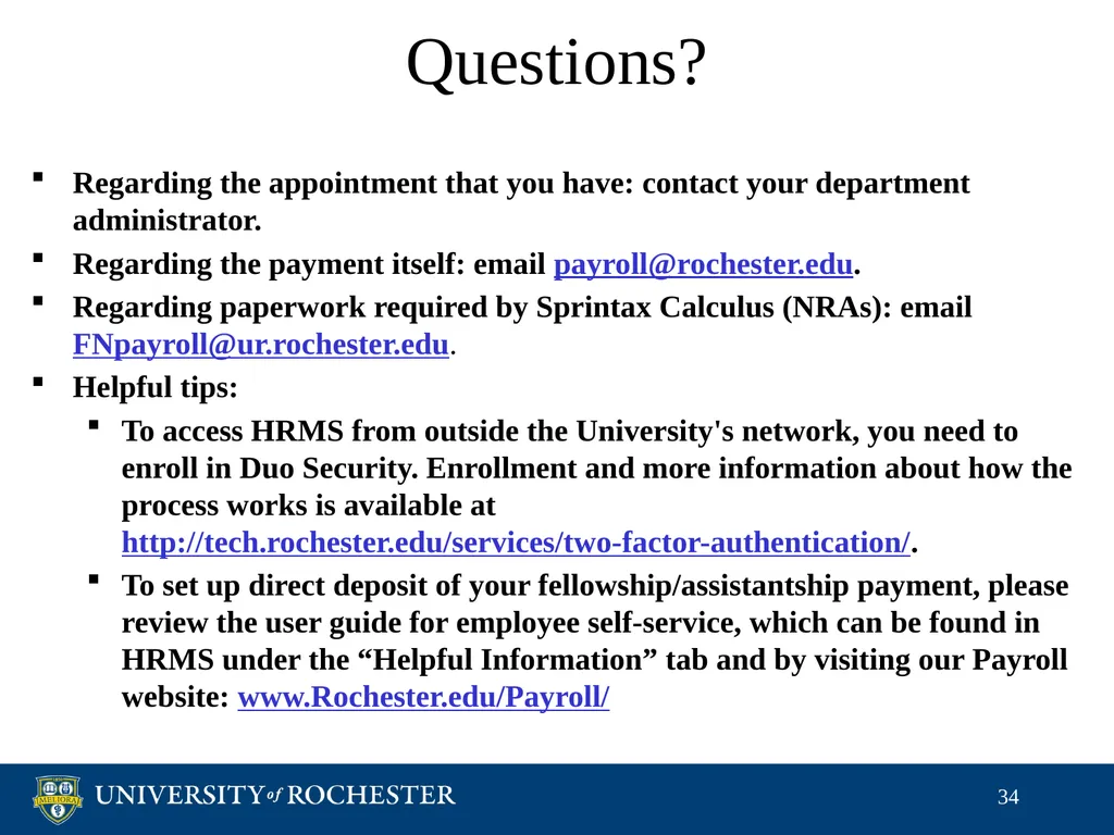 Tax Reporting of Graduate Student Payments School - slide 34 of 34