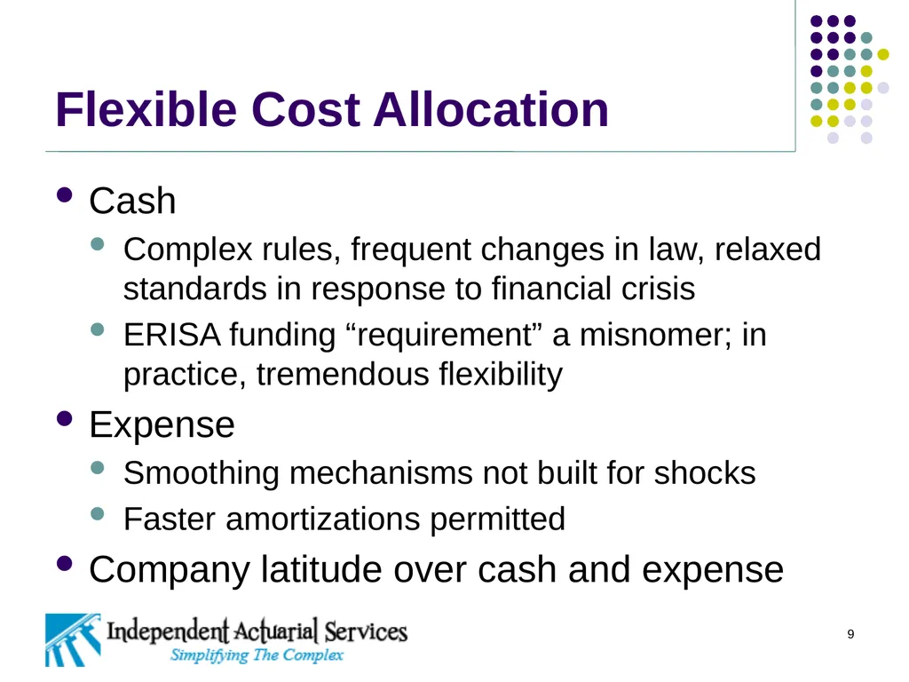 Retirement Plans in the Regulated Sector 2016 - slide 9 of 20