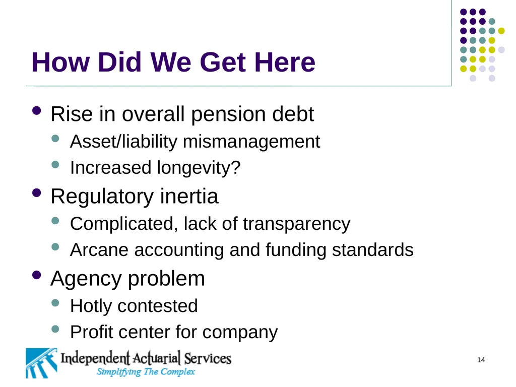 Retirement Plans in the Regulated Sector 2016 - slide 14 of 20