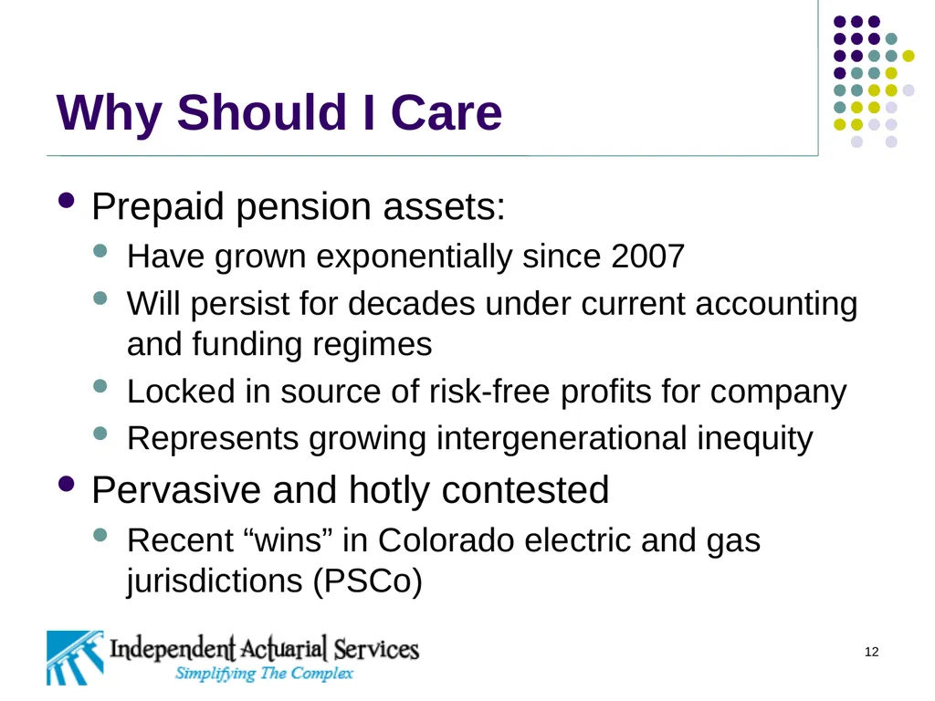 Retirement Plans in the Regulated Sector 2016 - slide 12 of 20