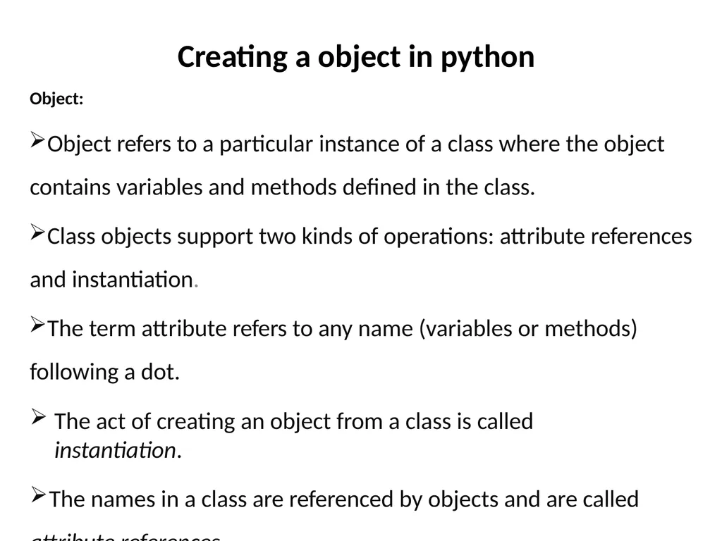 Introduction to Object Oriented Programming in - slide 5 of 44