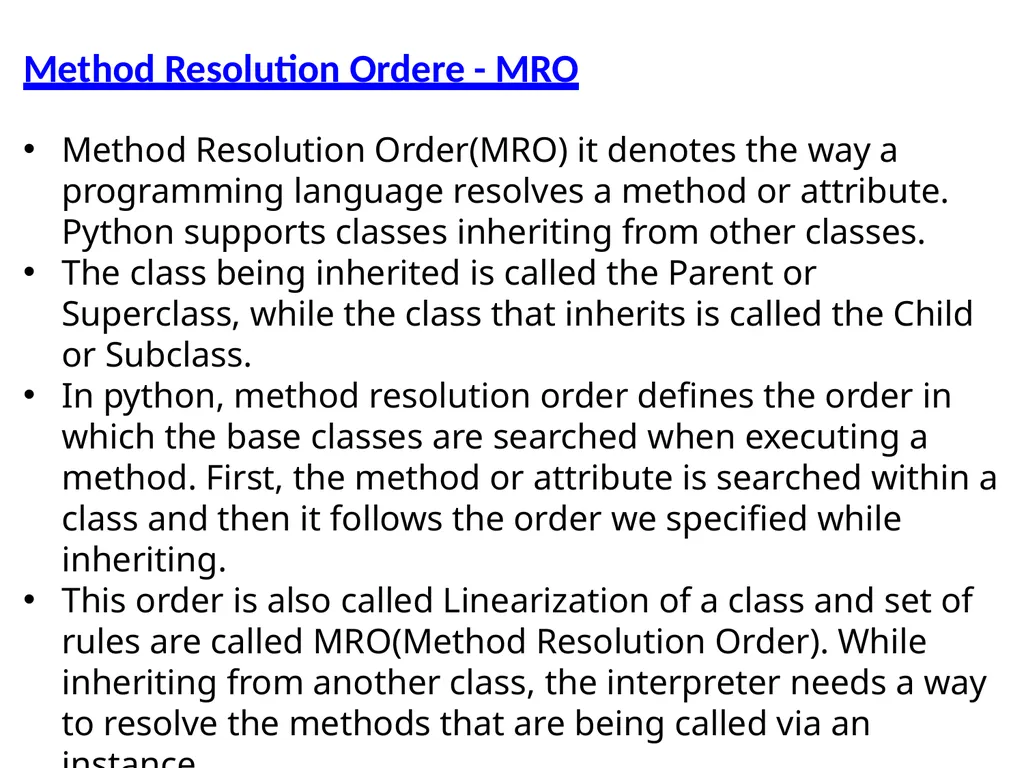Introduction to Object Oriented Programming in - slide 31 of 44