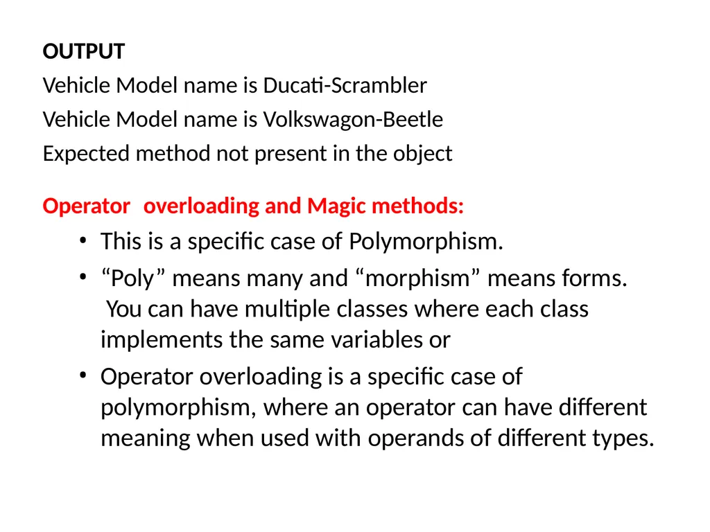 Introduction to Object Oriented Programming in - slide 37 of 44