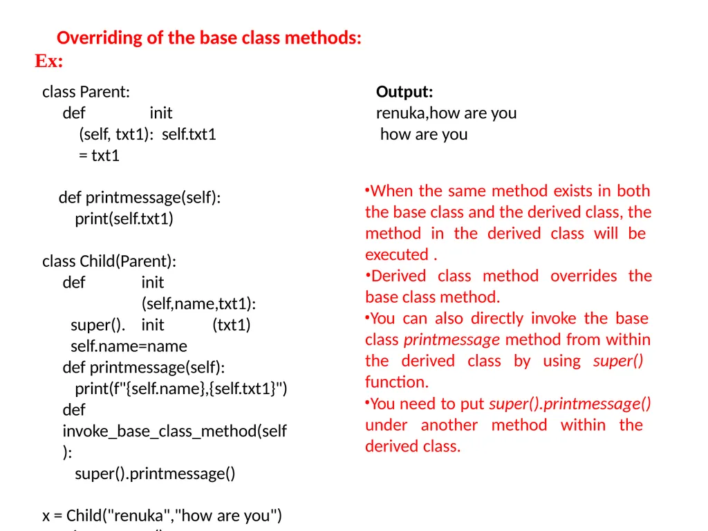 Introduction to Object Oriented Programming in - slide 29 of 44