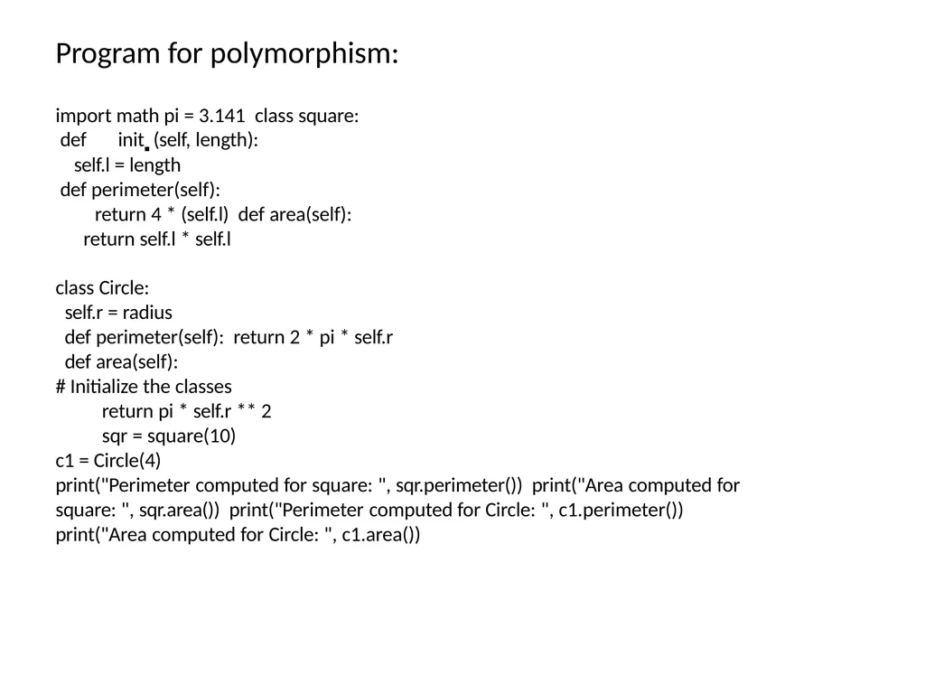 Introduction to Object Oriented Programming in - slide 42 of 44