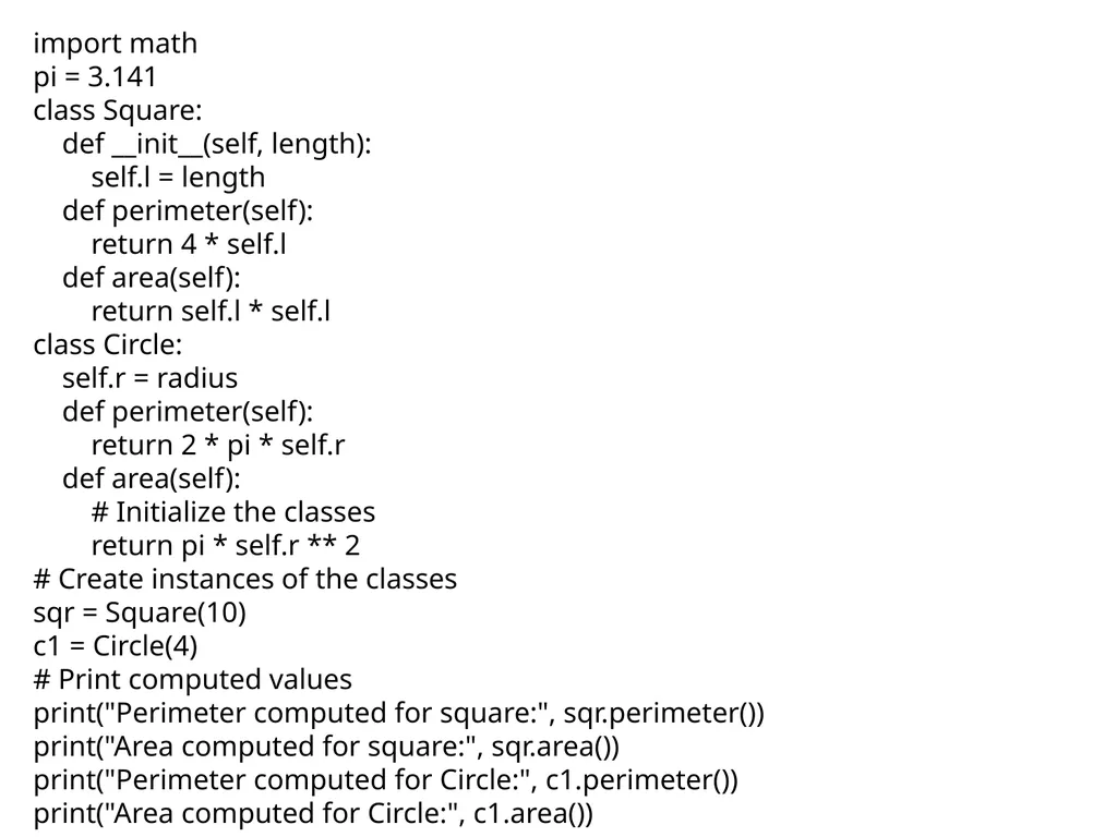Introduction to Object Oriented Programming in - slide 43 of 44