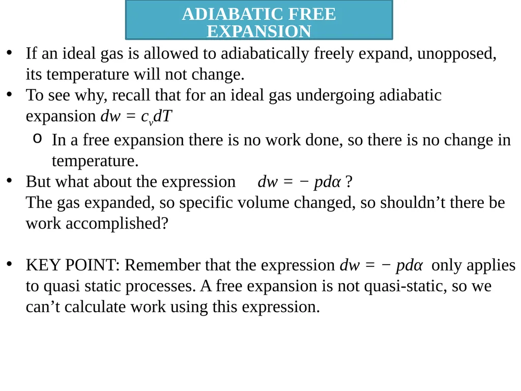 The Course of Fundamentals of Thermodynamics - slide 19 of 24