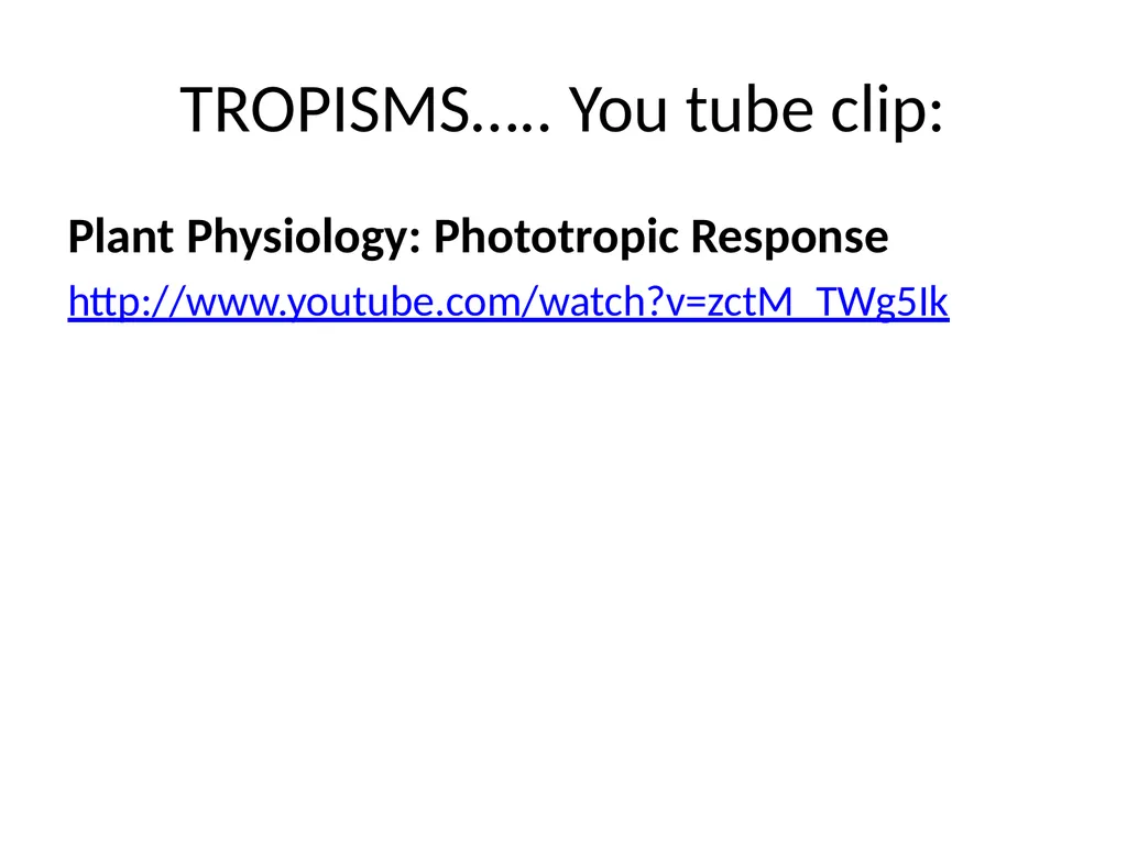 ORIENTATION RESPONSES How organisms position - slide 37 of 42