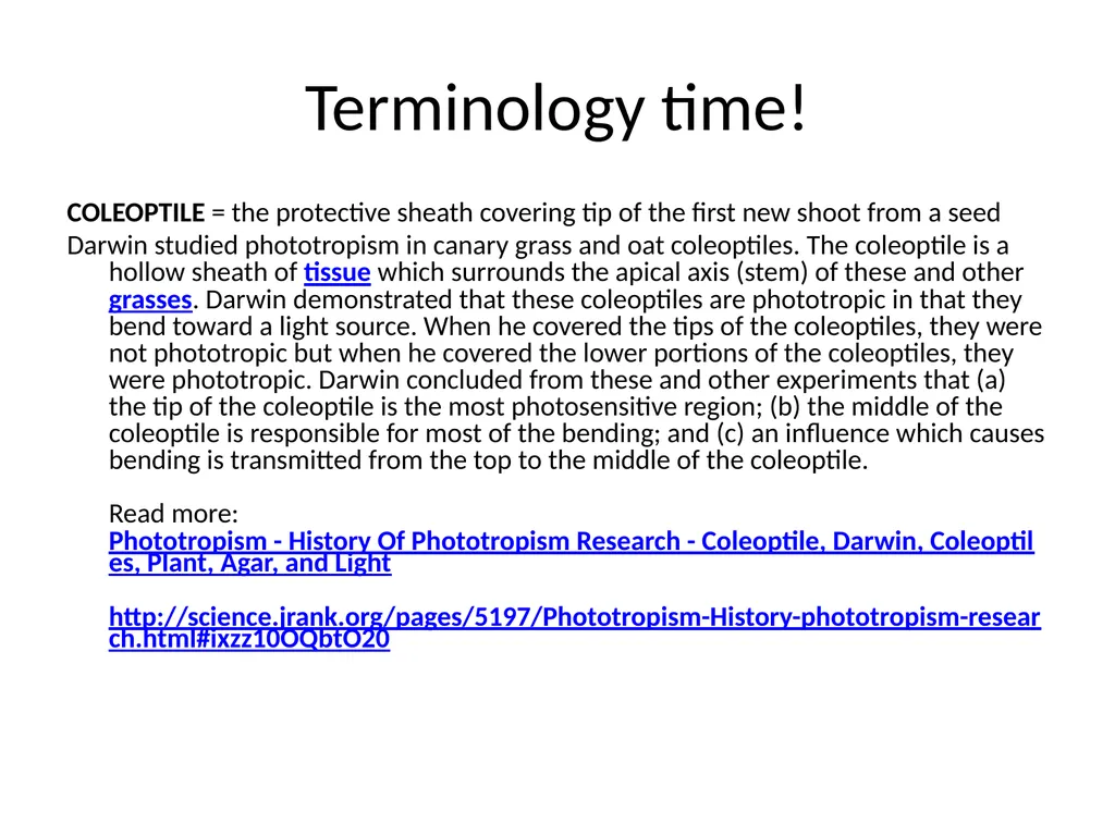 ORIENTATION RESPONSES How organisms position - slide 42 of 42