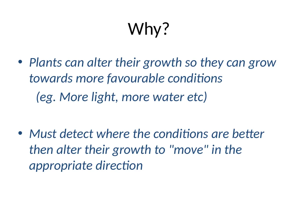 ORIENTATION RESPONSES How organisms position - slide 23 of 42