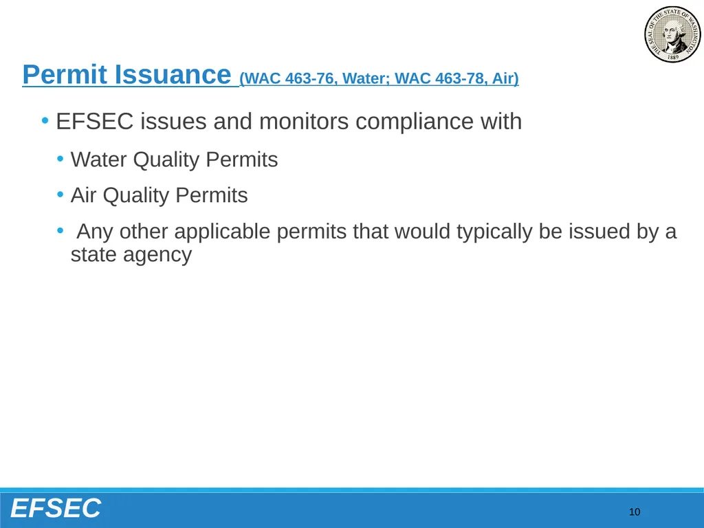 Washington State Energy Facility Site Evaluation - slide 10 of 13