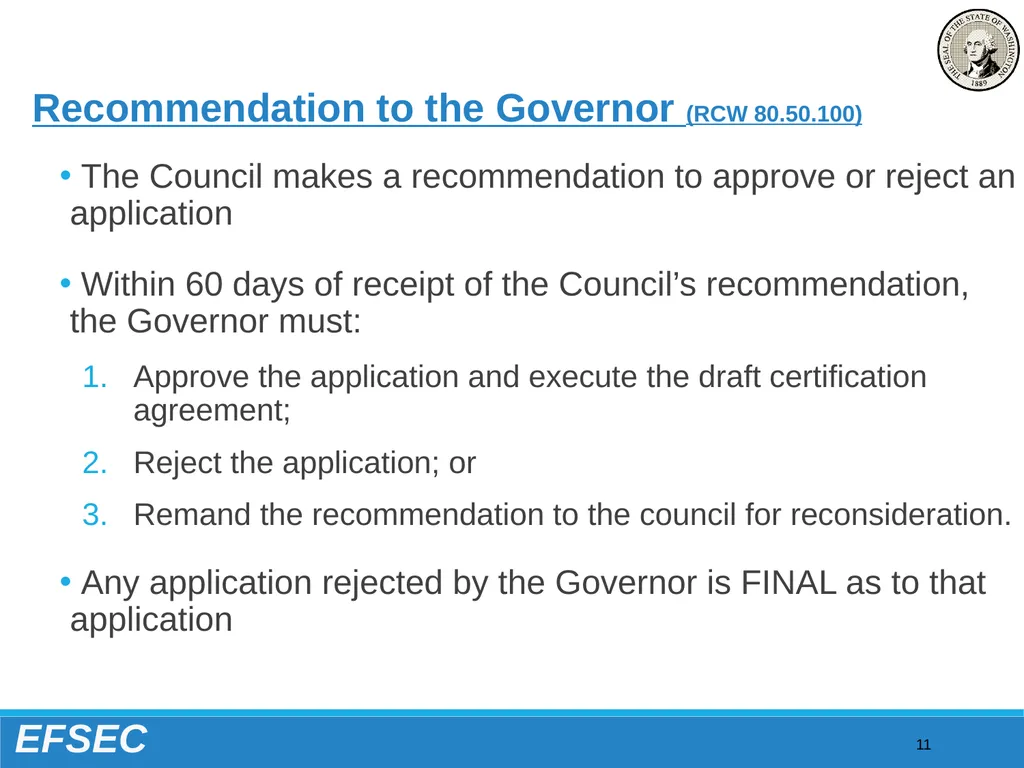Washington State Energy Facility Site Evaluation - slide 11 of 13