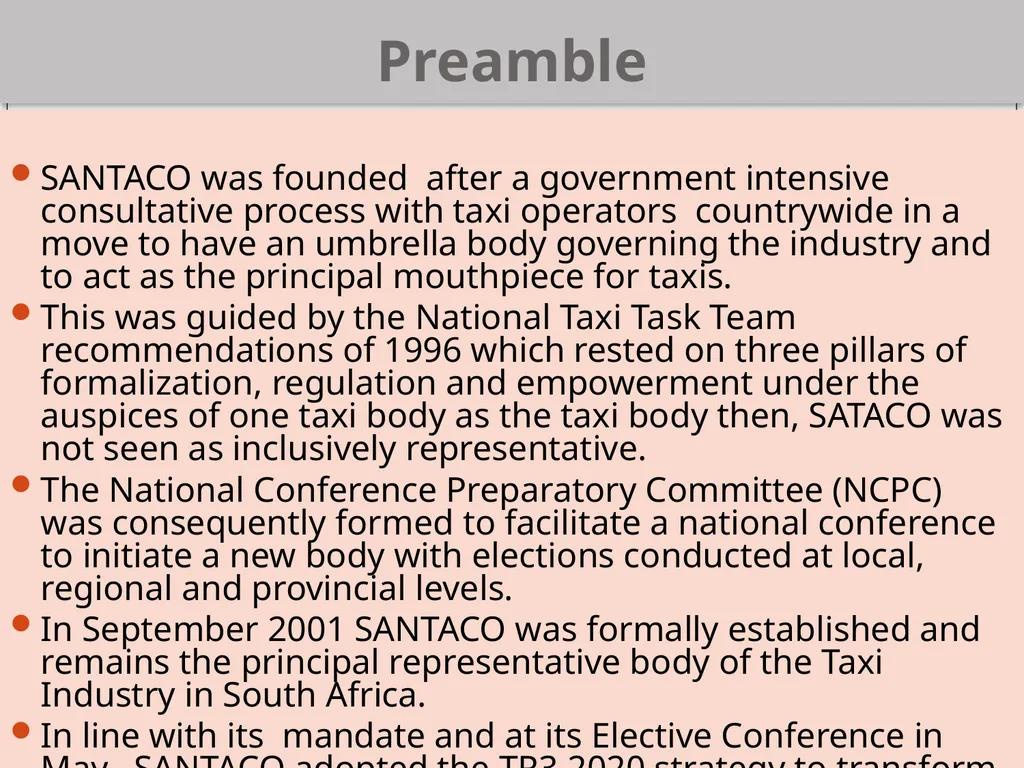 Presentation on the AART amendment Bill Preamble - slide 2 of 16