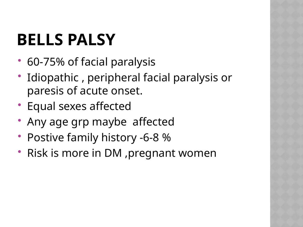 FACIAL NERVE PLASY Dr.Satguru Saran Singh - slide 33 of 53
